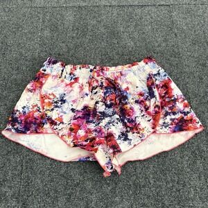 Athleta Shorts Womens Size M‎ Multicolor Floral Print Hypersonic Petal Shorts